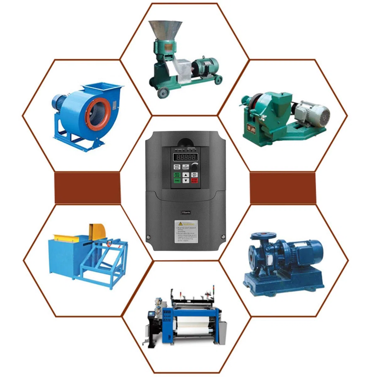 inverter per motori trifase Convertitore di frequenza VFD inverter 220V 7 5KW monofase 220VAC ingresso 3 fasi 380VAC uscita convertitore di frequenza variabile