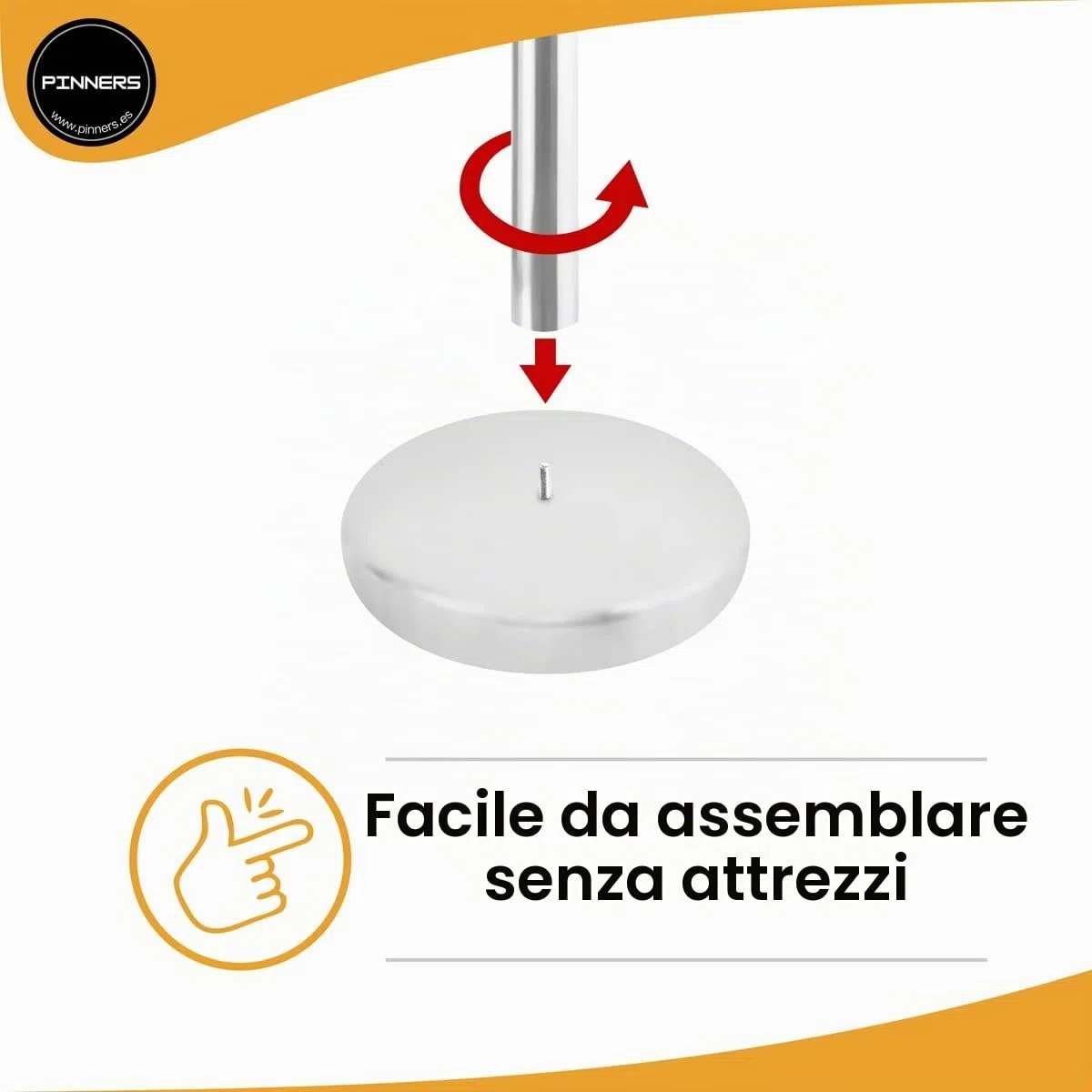 Set di Barriere Retrattili, Barriera con Nastro Estensibile 3 metri (2 unità), Pali Separatori, Nastro di Sicurezza, Nastro Estensibile Retrattile, Barriera Estensibile di Sicurezza 3m