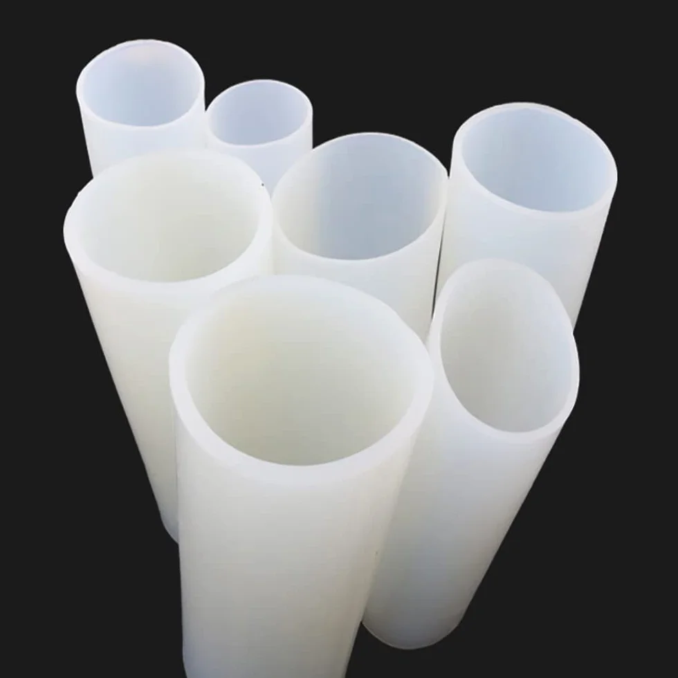MIFANI Tubo in silicone, Silicone, Tubo, 1M/3.28Ft, 75 * 79mm, Bianco, 1 pezzo