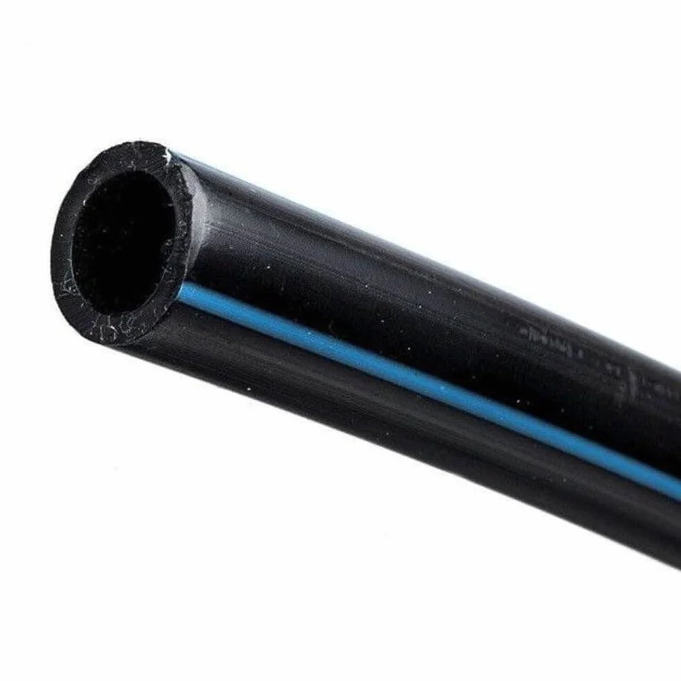 Suinga Tubo irrigazione 25mm PN 10 in polietile ad alta desità PE100, rotolo da 25 metri, adatta all'uso acqua potabile, nero