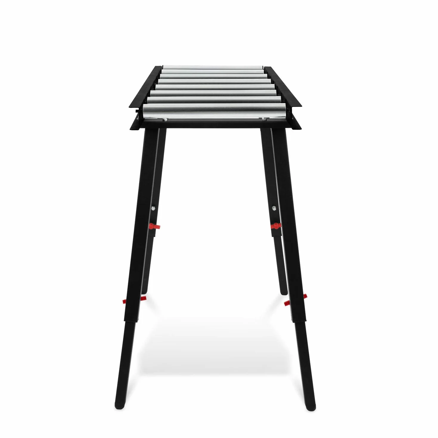EBERTH Trasportatore a rulli, altezza regolabile, portata 300 kg, lunghezza di trasporto x larghezza 120x40 cm, 8 rulli con Ø 38 mm, distanza tra i rulli 12 cm, nastro trasportatore