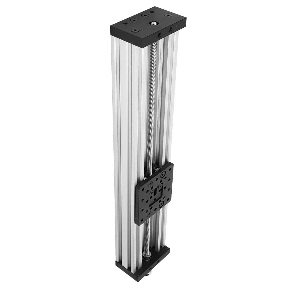 Guida Lineare 8mm in Lega di Alluminio per Stampante 3D, Attuatore con Vite a Ricircolo di Sfere, Movimento CNC Silenzioso, Guida di Scorrimento da 400mm - Argento