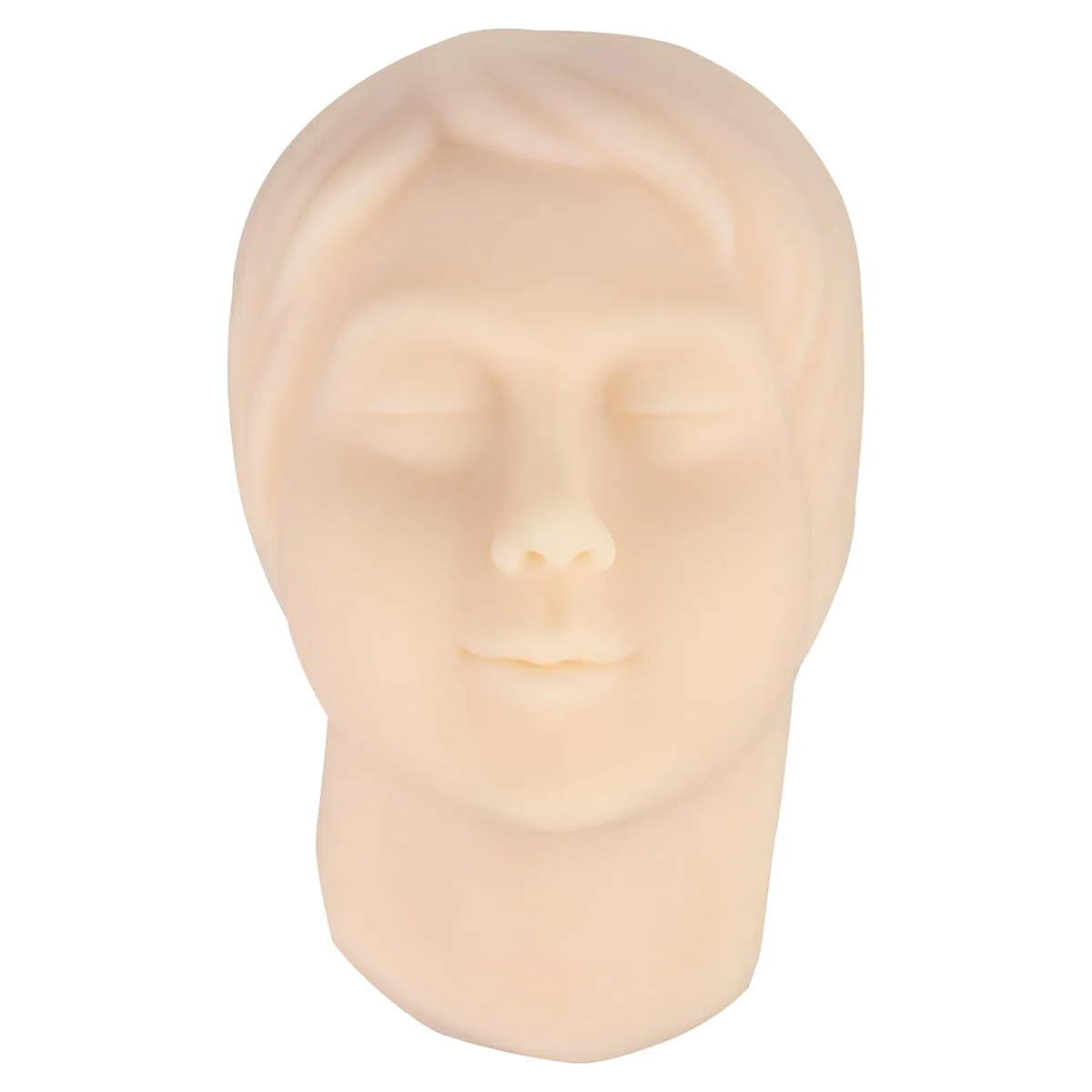 Modello di testa di manichino in silicone per addestramento all'iniezione Modello di testa per l'insegnamento della micro-plastica, formazione pratica per studenti di medicina, dottore, estetista