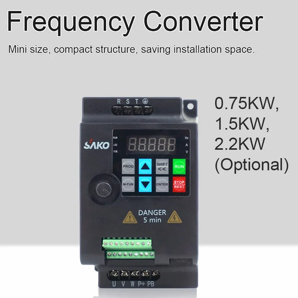 Invertitore vettoriale 380 V 3 fasi VFD variabile convertitore di frequenza per controllo continuo della velocità del motore
