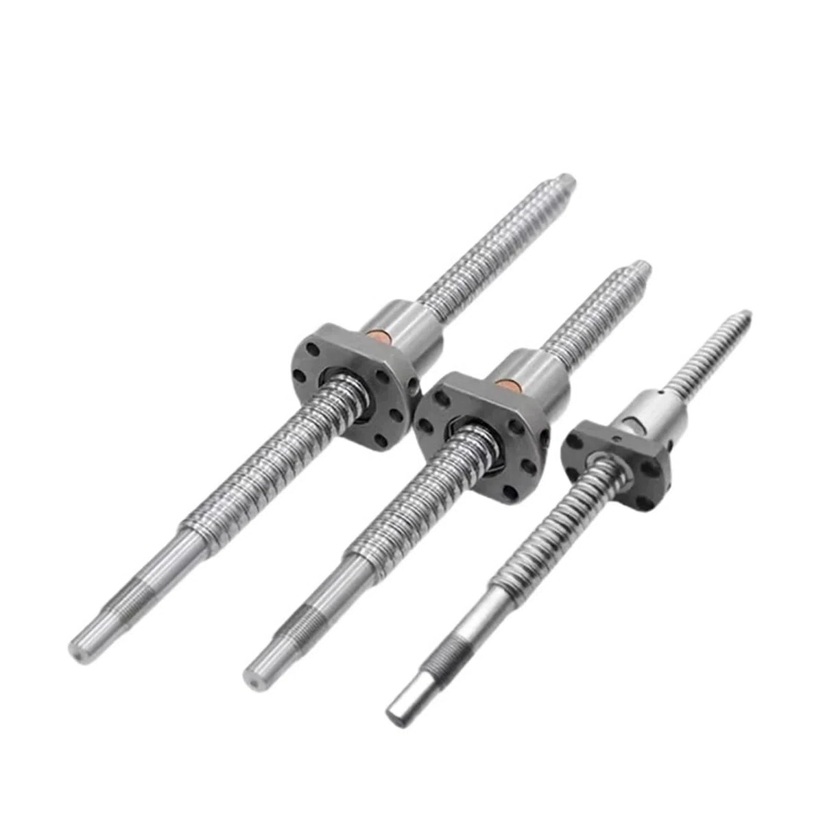 Dado a ricircolo di sfere in metallo 1204 Vite a ricircolo di sfere SFU1204 150mm -800mm C7 Vite a ricircolo di sfere con singolo dado a ricircolo di sfere for parti CNC ( Size : 600mm With nut )