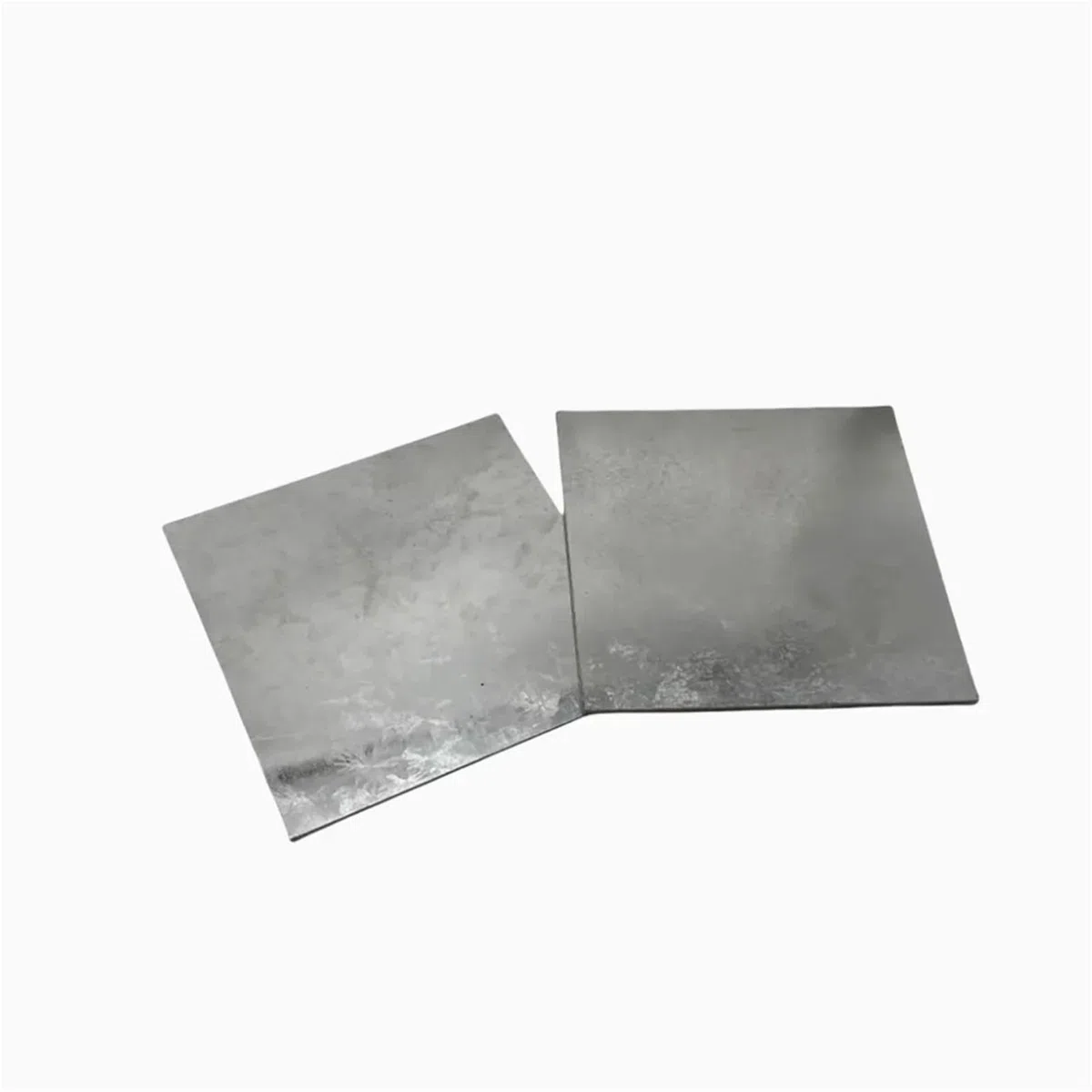 Lamiera di ferro zincata, lamiera di ferro bianca, spessore 0,6 mm-5 mm(100X100X5mm 2pcs)
