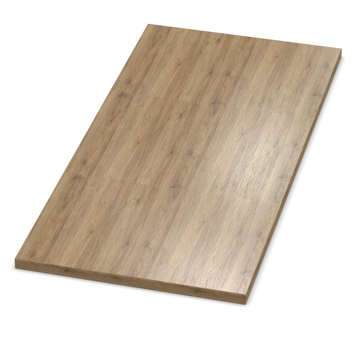 AUPROTEC Piano del tavolo 19mm Quercia Sanremo Classic 50x50 cm I Pannello truciolare con bordo ABS da 1mm e incollaggio PU I rivestito in melammina I elegante e idrorepellente