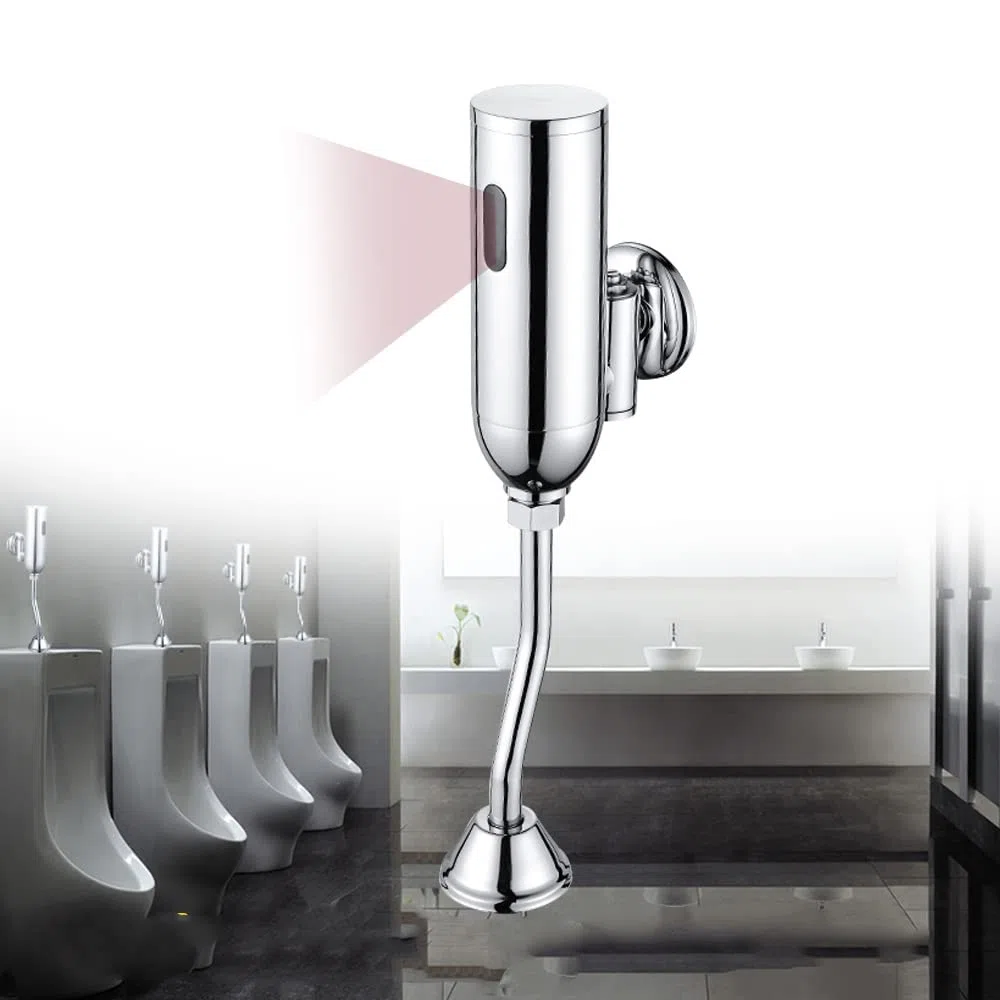 Sensore automatico per orinatoio Touchless rubinetto valvola di lavaggio a parete a infrarossi valvola di lavaggio per bagno WC