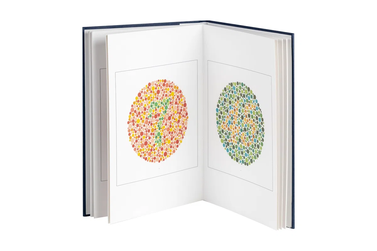 Ishihara Colour Vision Test libro 14 pannelli con manuale utente