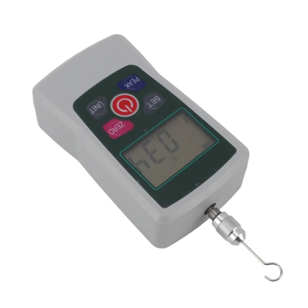 Mini Misuratore di Forza Digitale, Dinamometro per Tester Push Pull 50N con modalità Tempo Reale/Picco/primo Picco, Tester di Pressione e Tensione Portatile con unità N LB Kg Oz,
