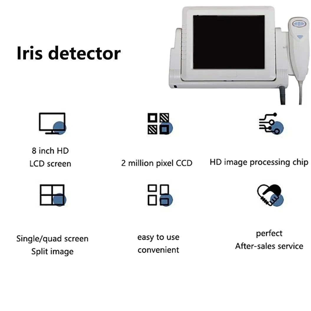Analizzatore Dell'iride Iridologia,2 milioni di pixel,rilevatore dell'iride Portatile con,Fotocamera per l'analisi dell'iridoscopio,per Centro Benessere, Salone di Bellezza Iris detector