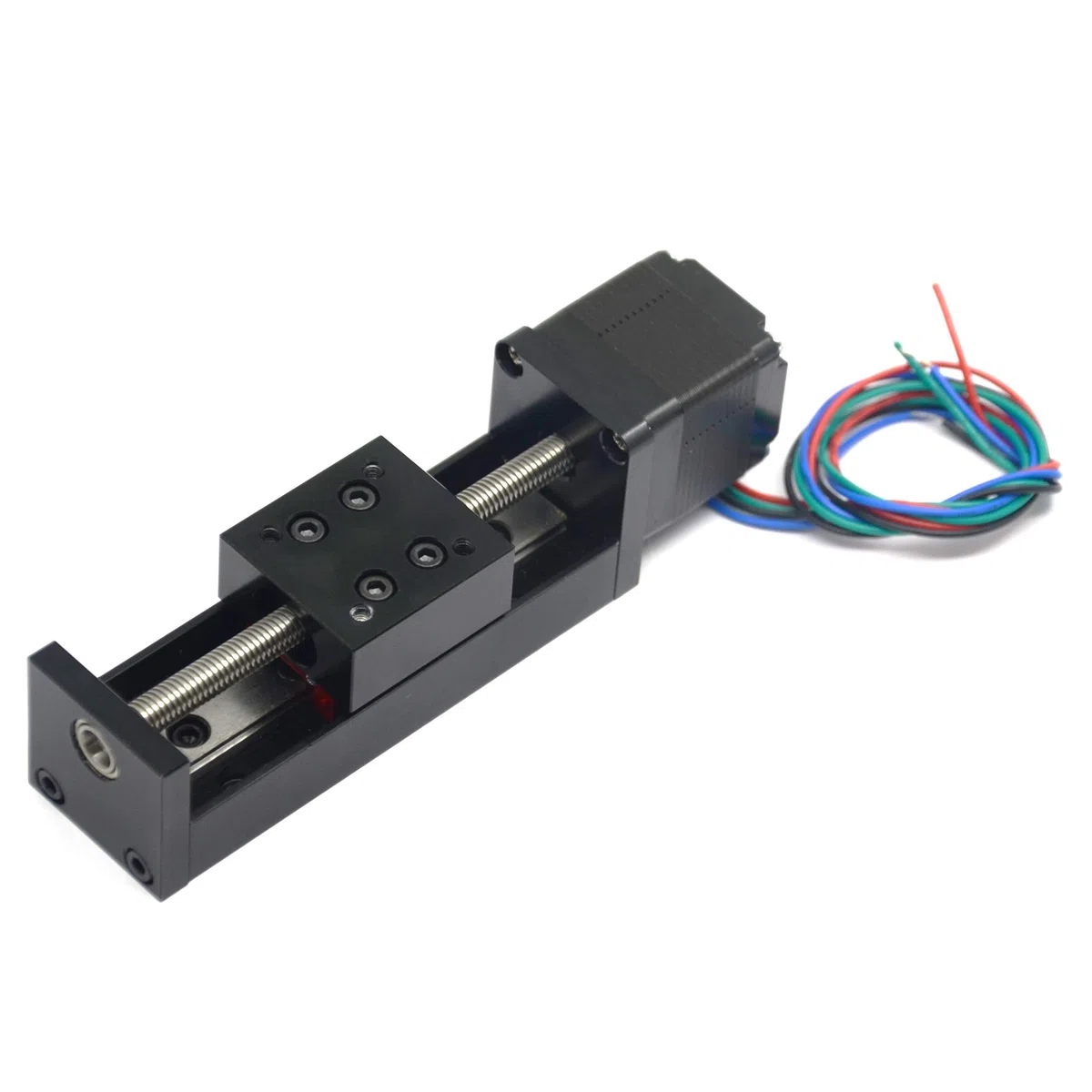 50mm Lunghezza di viaggio efficace Mini guida lineare guida vite di piombo T6x1 con NEMA11 motore passo-passo per DIY CNC Router parti X Y Z attuatore lineare fase