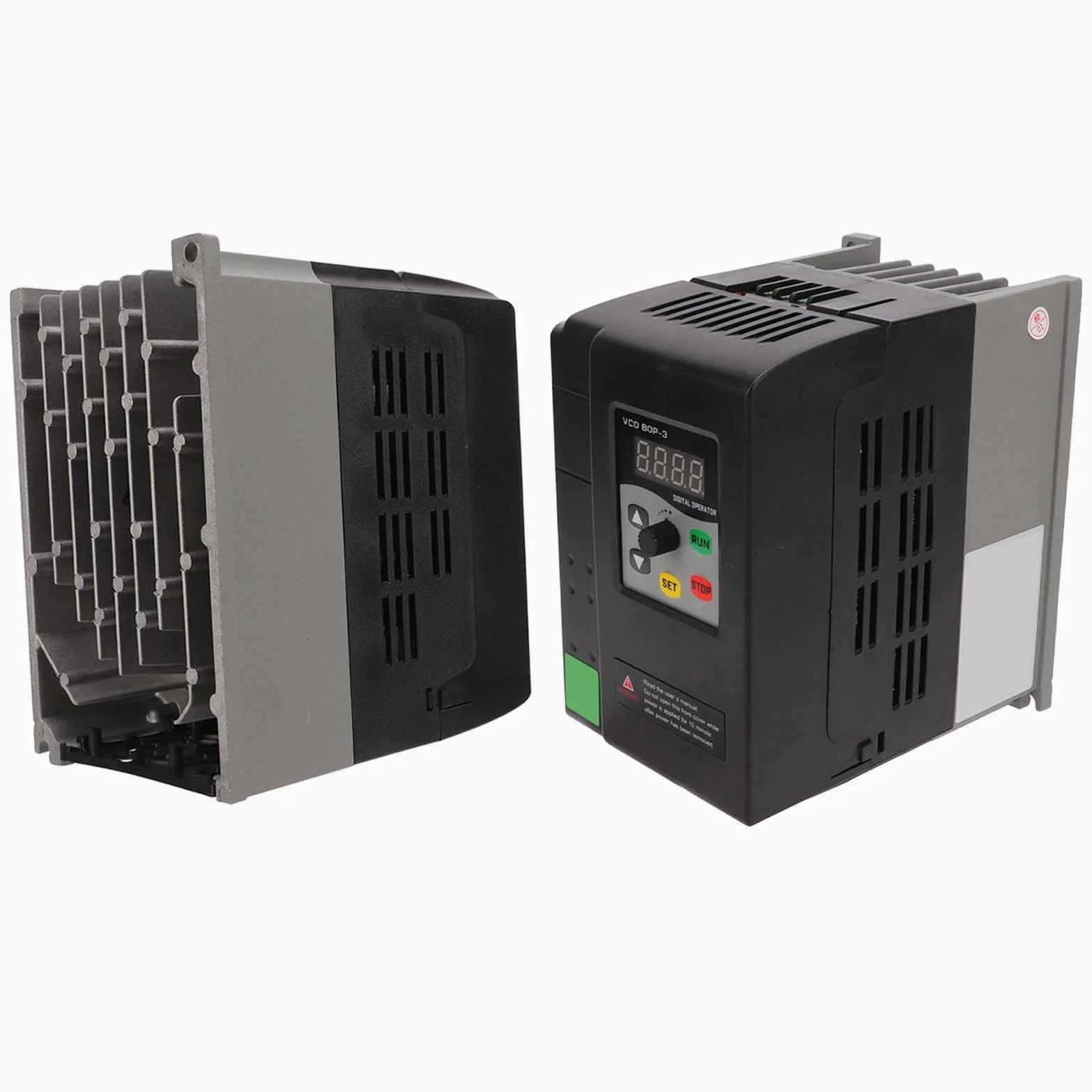 YWBL-WH Convertitore di Frequenza del Motore con Display Digitale VFD a Frequenza Variabile del Motore, Inverter a Frequenza Variabile con Ingresso Trifase 380-440 V (0,75 kW)