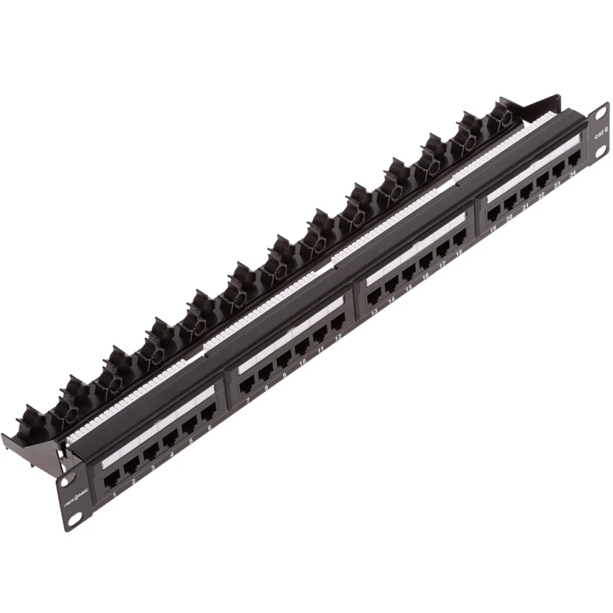 RackMatic - Patch Panel 24 x RJ45 UTP Cat.6 1Gb Ethernet