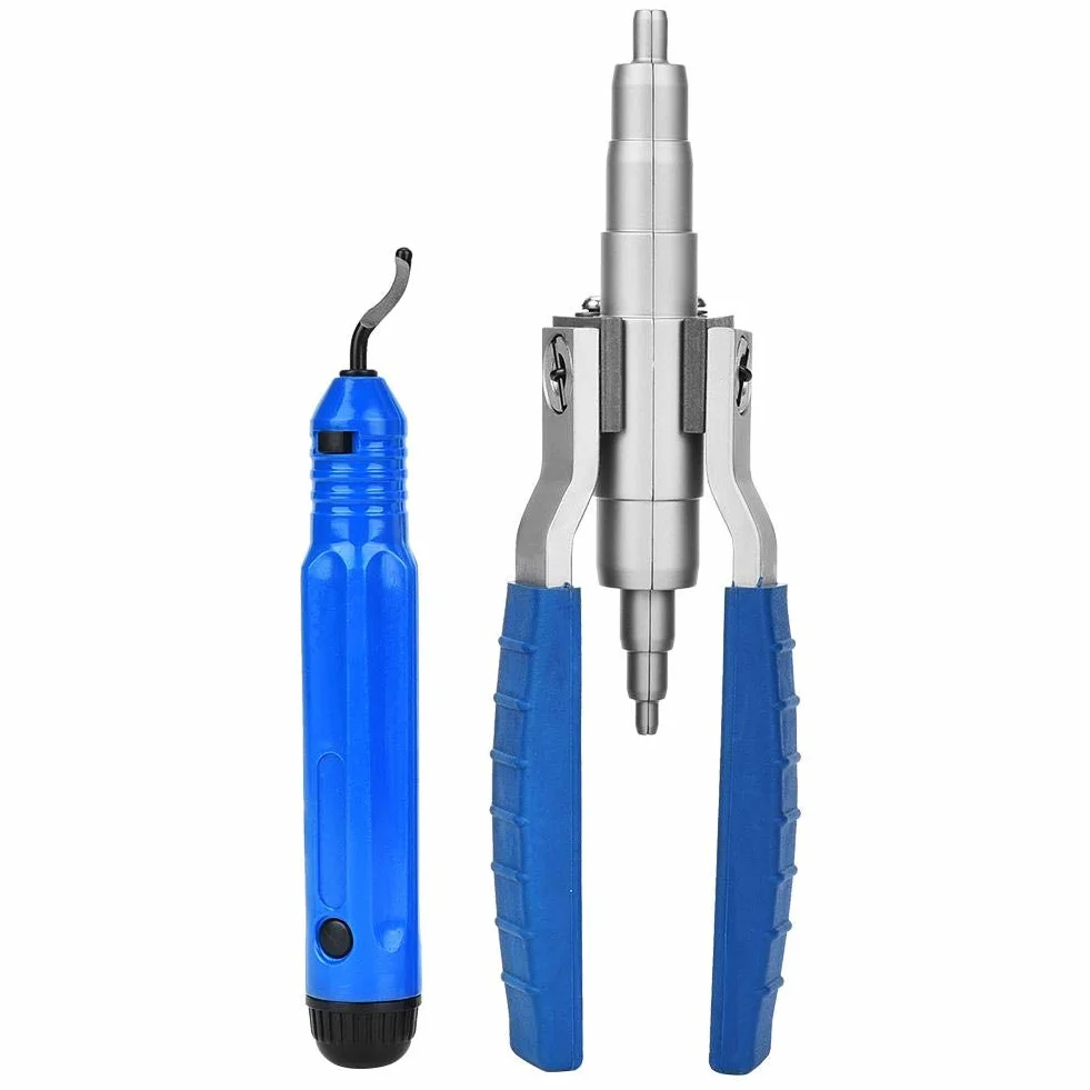 1/4~7/8 pollici Espansore per tubi in rame, 6~22mm Espansore manuale per tubi in rame con strumento di sbavatura del tubo Strumento di installazione del condizionatore d'aria