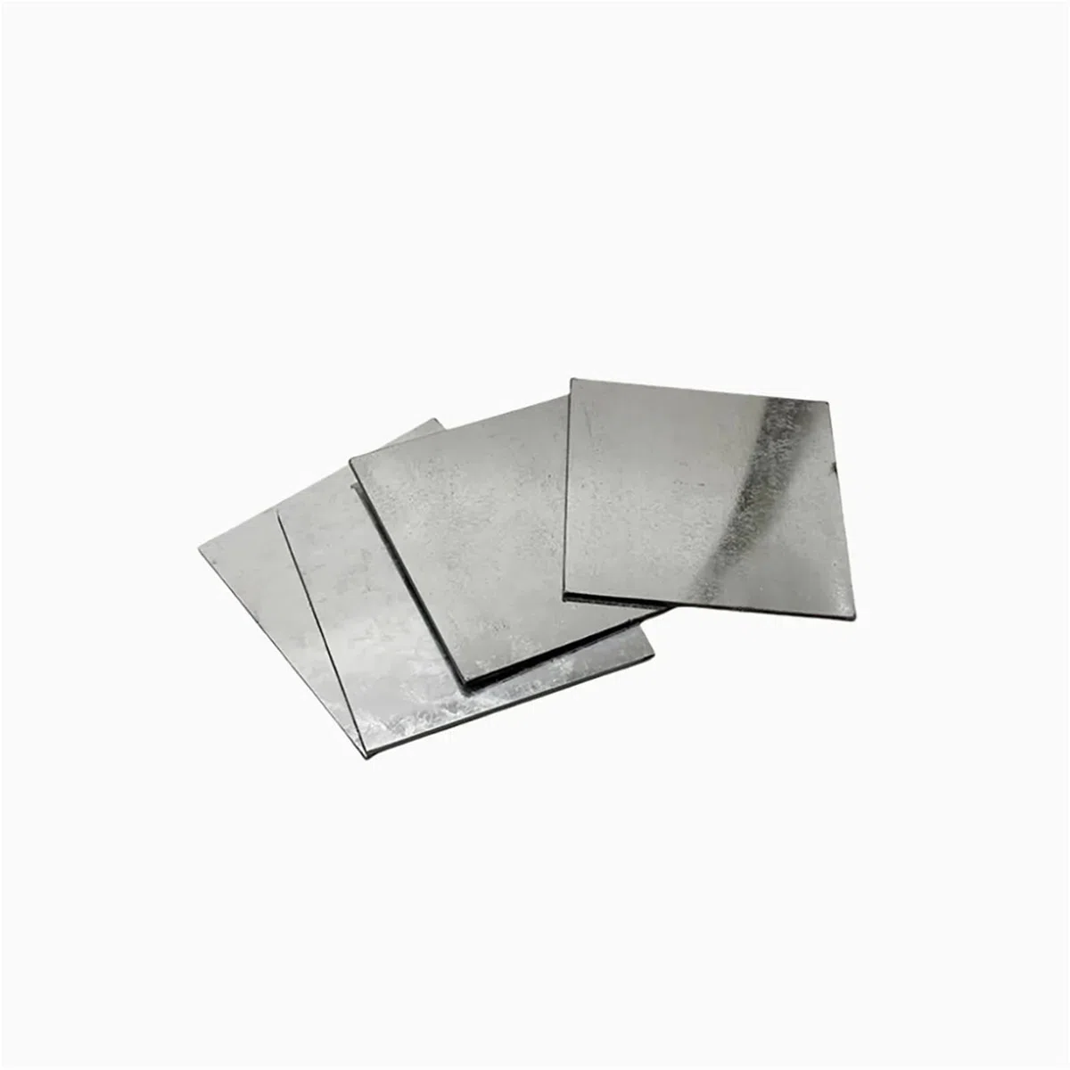 Lamiera di ferro zincata, lamiera di ferro bianca, spessore 0,6 mm-5 mm(100X100X5mm 2pcs)