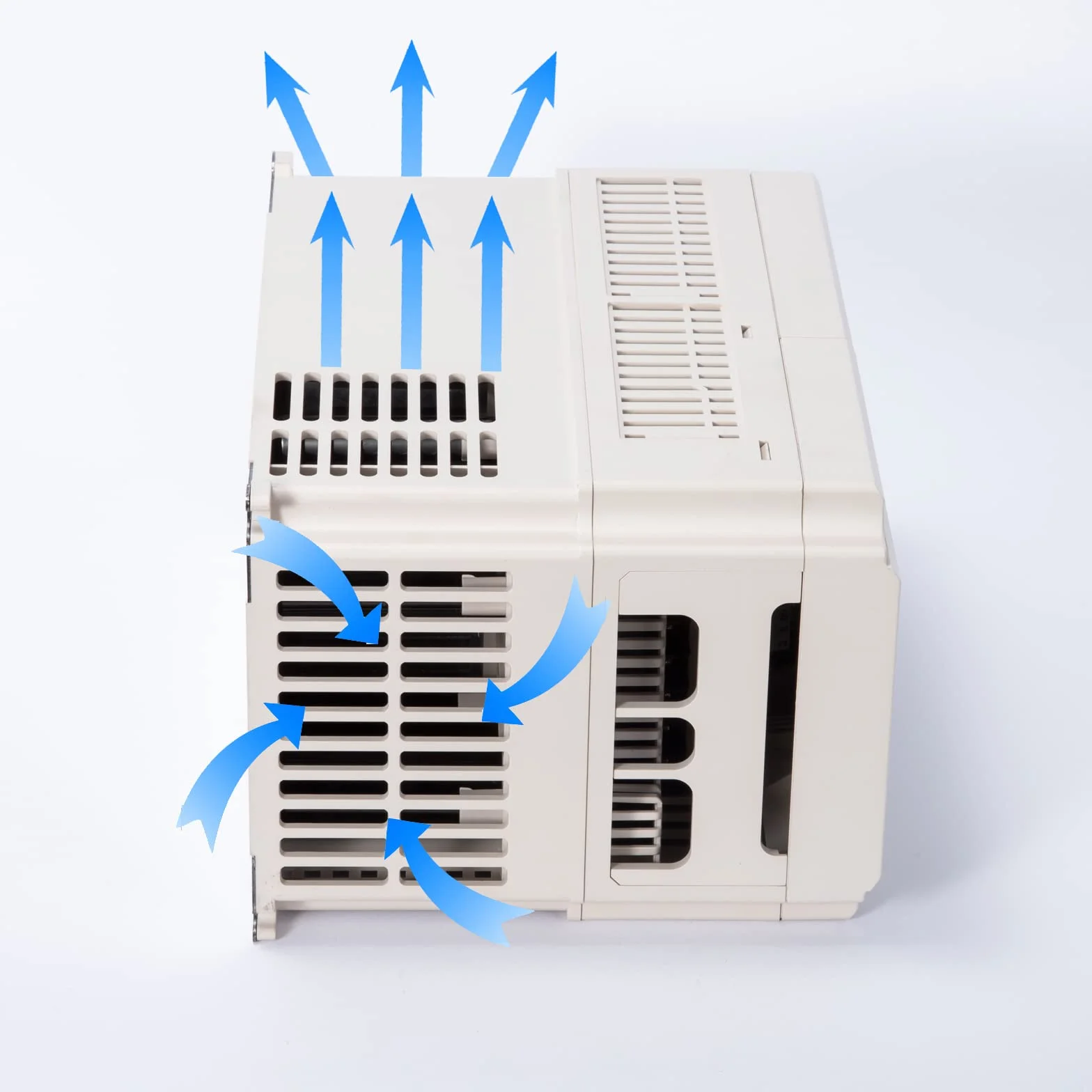 MOLLOM VFD 5.5KW 7.5HP 13A 220V Ingresso Monofase o Trifase a Uscita Trifase 380V 0-3000Hz, Inverter di Controllo per Regolazione Velocità Motore Mandrino CNC