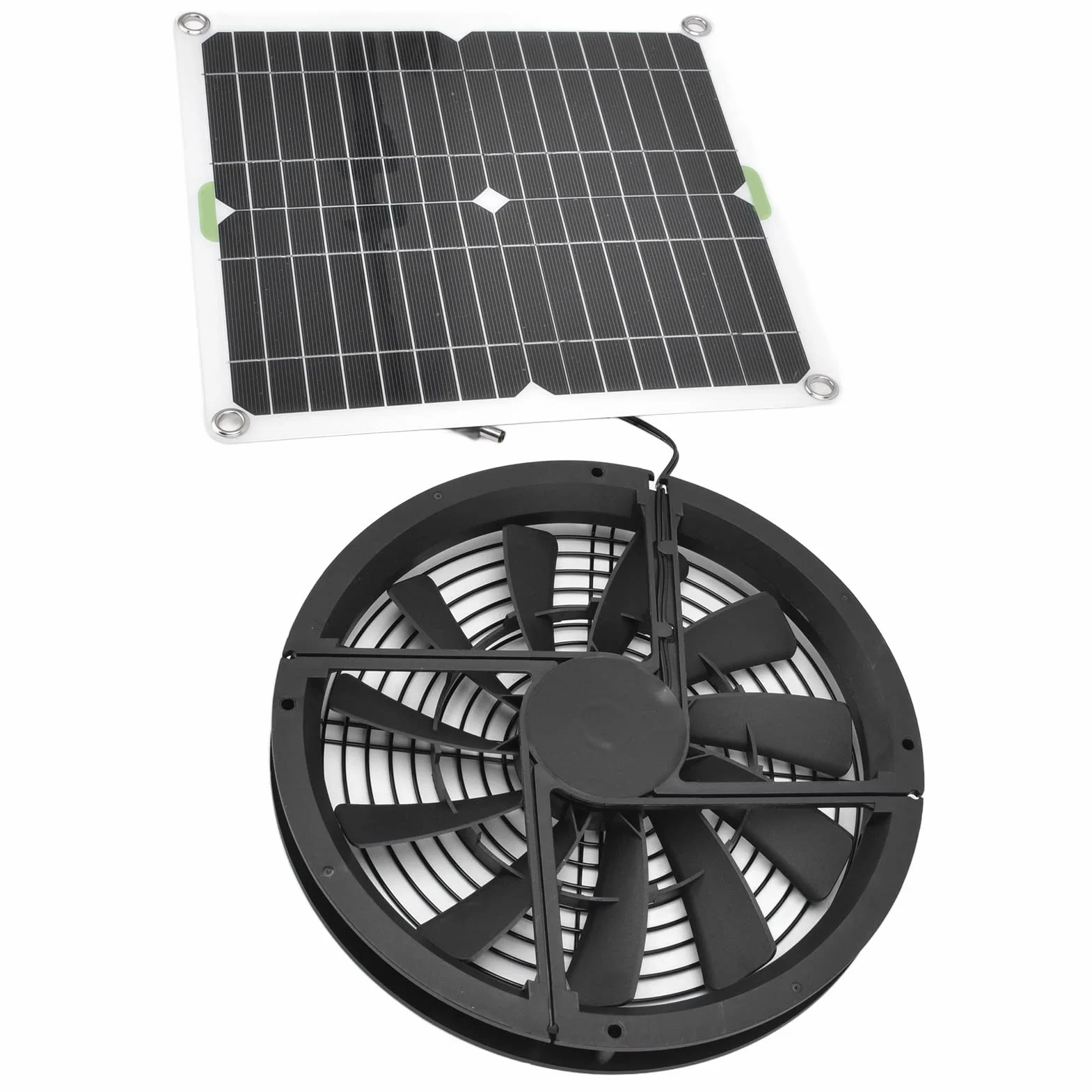 Ventilatore solare, temperatura interna più bassa Ventilatore a pannello solare per cuccia per animali domestici per capannone serra per pollaio