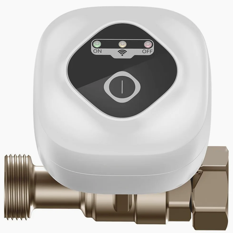 Valvola a sfera WiFi intelligente, valvola di spegnimento automatico dell'acqua, supporta il controllo app, 3 modalità di temporizzazione, allarme perdite di acqua e gas, compatibile con assistente