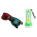YUYTE Worth Four Light Test Rosso Verde Filtraggio Completo Evitare la Deviazione 1200 mAh Luce di Prova Portatile a 4 Punti