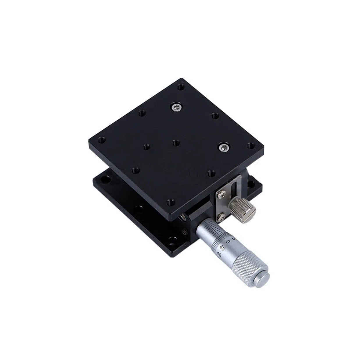 Micrometro ad alta precisione Tavola scorrevole LZ60 Asse Z Piattaforma di spostamento ottico 60 mm x 60 mm Componente