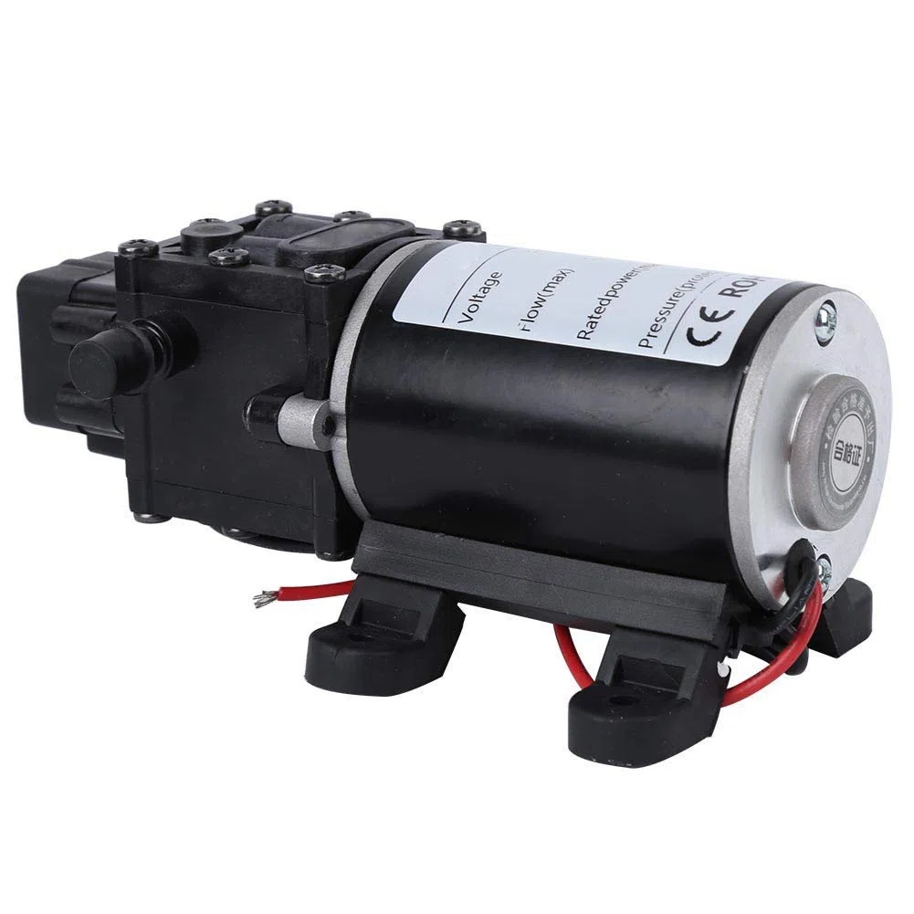 Pompa a Membrana Intelligente Ad Alta Pressione per Acqua Pulita 7L/min DC12V 120W 10mm Uscita (Motore 18V)