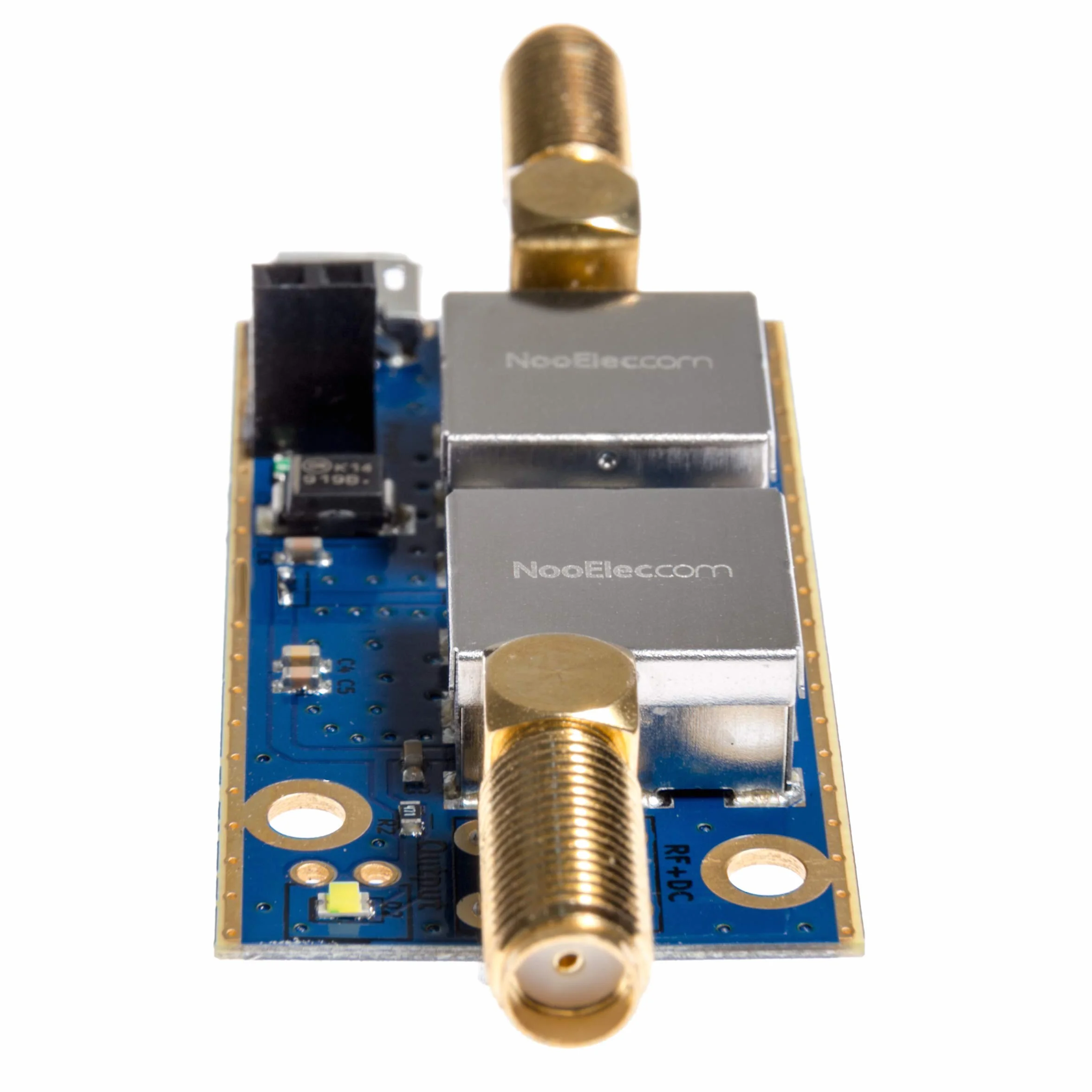 Nooelec SAWbird+ iO Barebones - Filtro SAW Premium e Modulo LNA a Basso Rumore a Cascata per Applicazioni L-Band (Inmarsat AERO/STD-C). Frequenza Centrale 1542 MHz