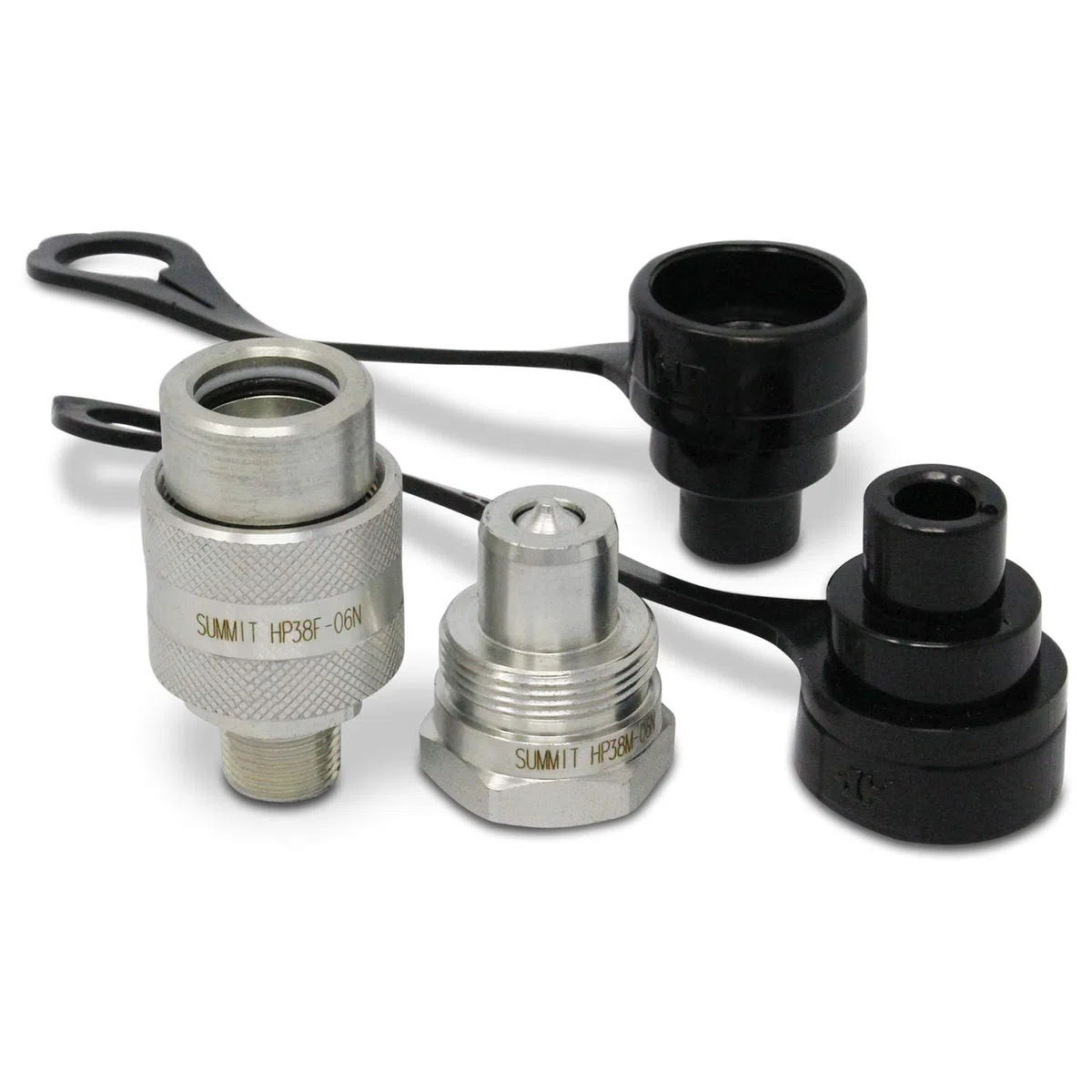 Accoppiatore rapido idraulico ad alta pressione, 0,95 cm, 10.000 psi, sostituisce Enerpac C-604