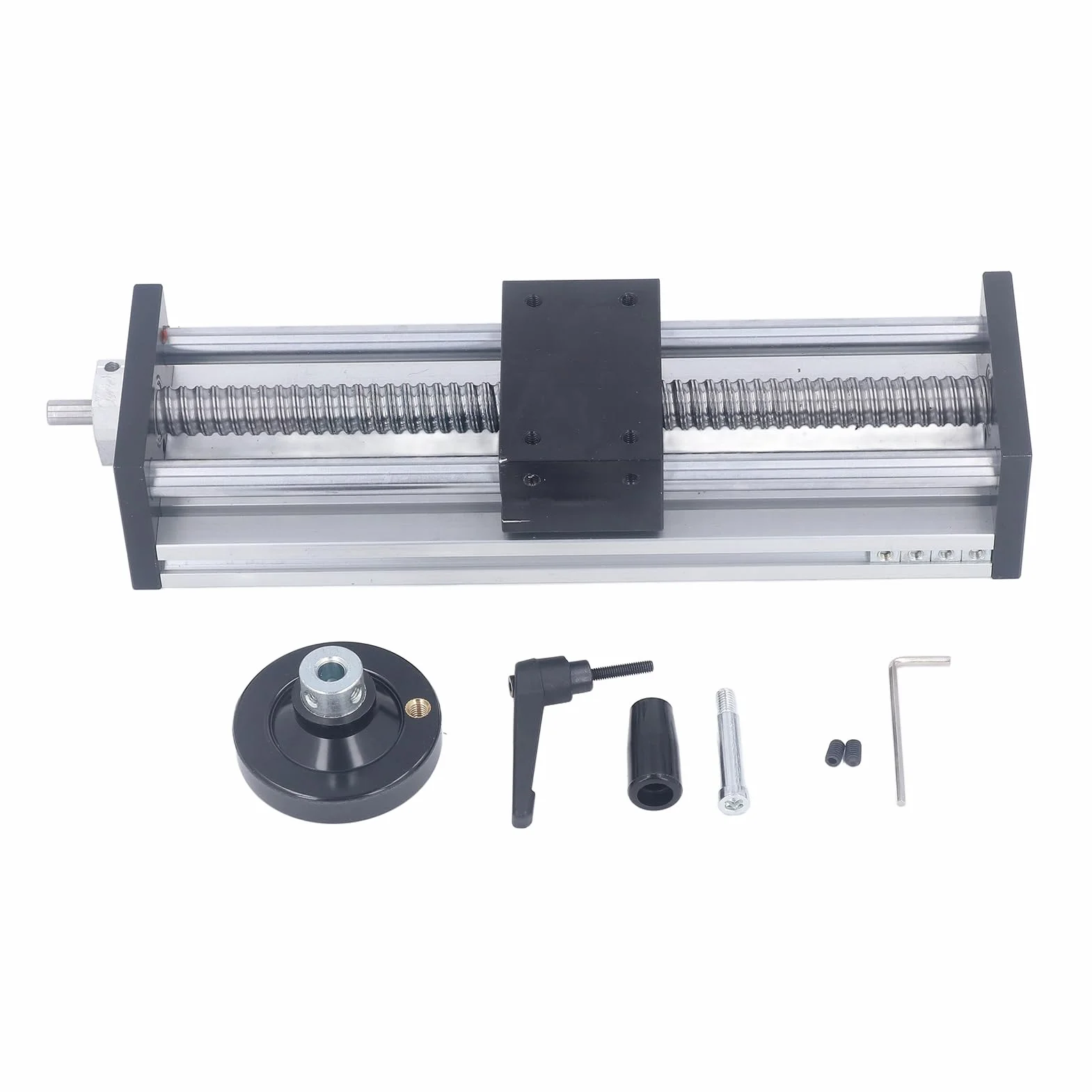 EBX1605 Attuatore Lineare a Stadio con Guida di Scorrimento, Lega di Alluminio, Corsa 200mm, Vite a Ricircolo di Sfere 16mm, per Macchine Utensili Industriali