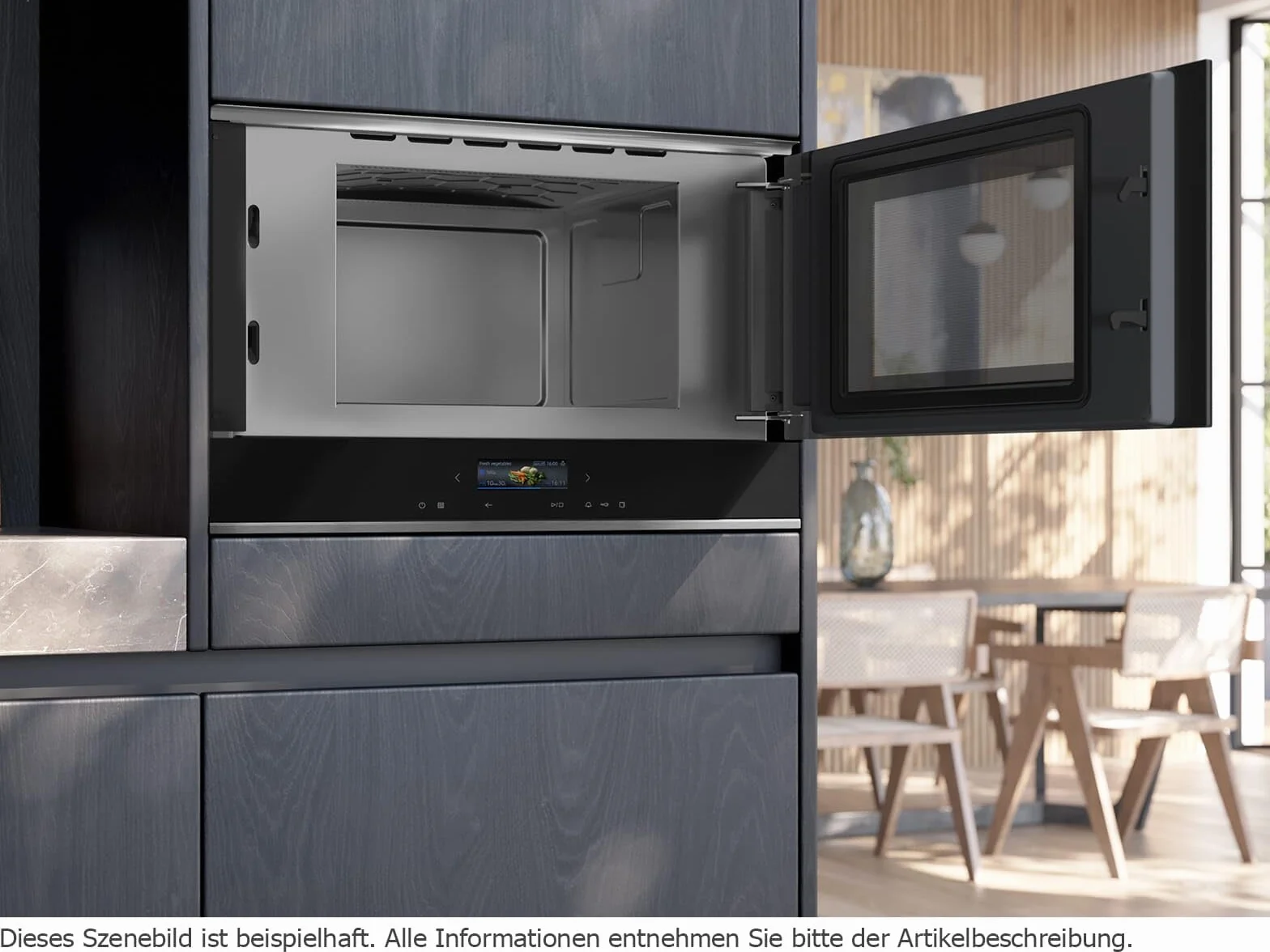 Siemens BF722R1B1 Mikrowelle Integriert Solo-Mikrowelle 21 l 900 W Schwarz (BF722R1B1)