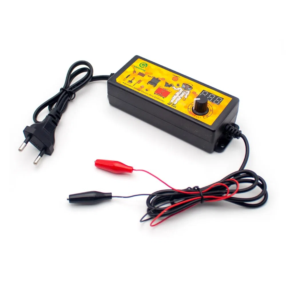 Toplionace Apicoltura Telaio per Incorporamento del Riscaldamento Elettrico Display Digitale Embedder per Cavi Cera D'api Installatore per Fondazione Temperatura Regolabile (Tipo di Clip)