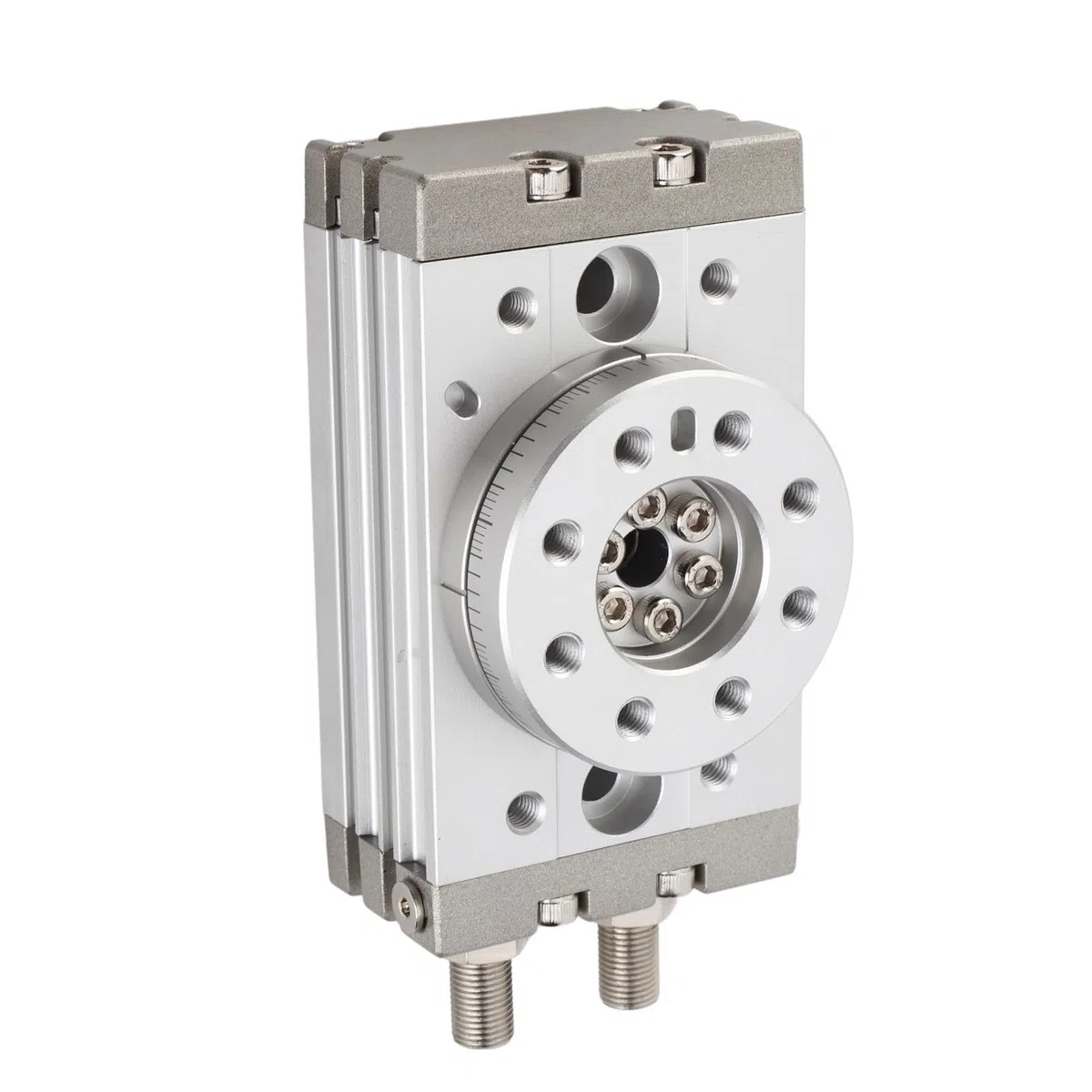 MSQB20A 20mm Attuatore Rotante Pneumatico, Industriale a Doppia Recitazione cilindri. Doppio Cilindro di Recitazione con Design del Cuscinetto a Rulli, Materiale in Acciaio in Lega Forte, Facile
