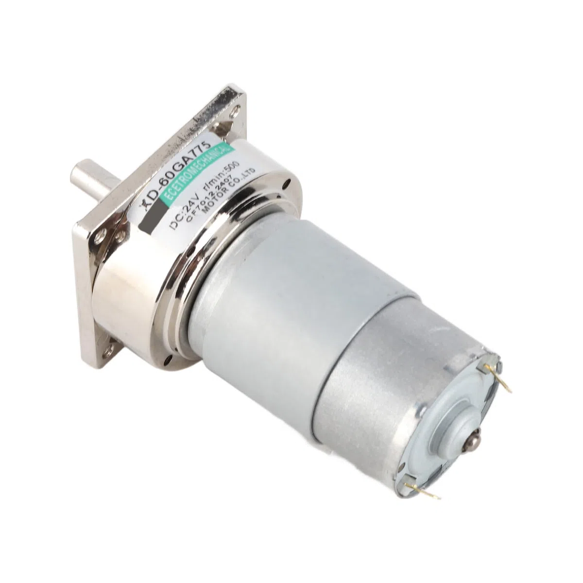 DC12V / 24V 35W Mini DC Motoriduttore a velocità regolabile in metallo Grande coppia motore CW/CCW(24V 500rpm)
