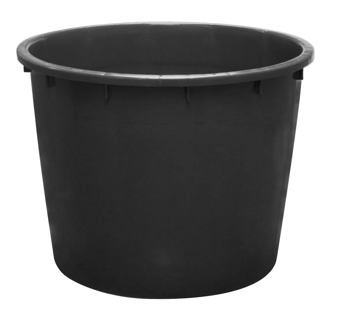 Mobil Plastic - Mastello industriale tondo in plastica 350 litri - nero