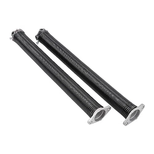 Ausla 2 molle di torsione per porta garage 2 pollici, realizzate in bobina d'acciaio e barile di alluminio, minimo 18.000 cicli per sostituzione e installazione familiare (218 x 2 x 26)