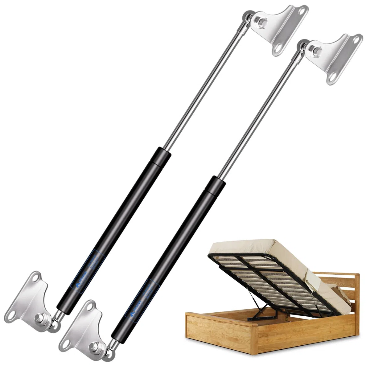 ARANA 711 mm, 1112N, 113 kg, molle a gas a pressione, 71 cm, ammortizzatore a pressione di gas, molla a gas, supporto idraulico per armadio, porta, botola soffitta, roulotte, cerniere mobili e