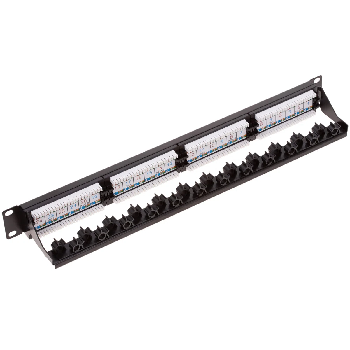 RackMatic - Patch Panel 24 x RJ45 UTP Cat.6 1Gb Ethernet