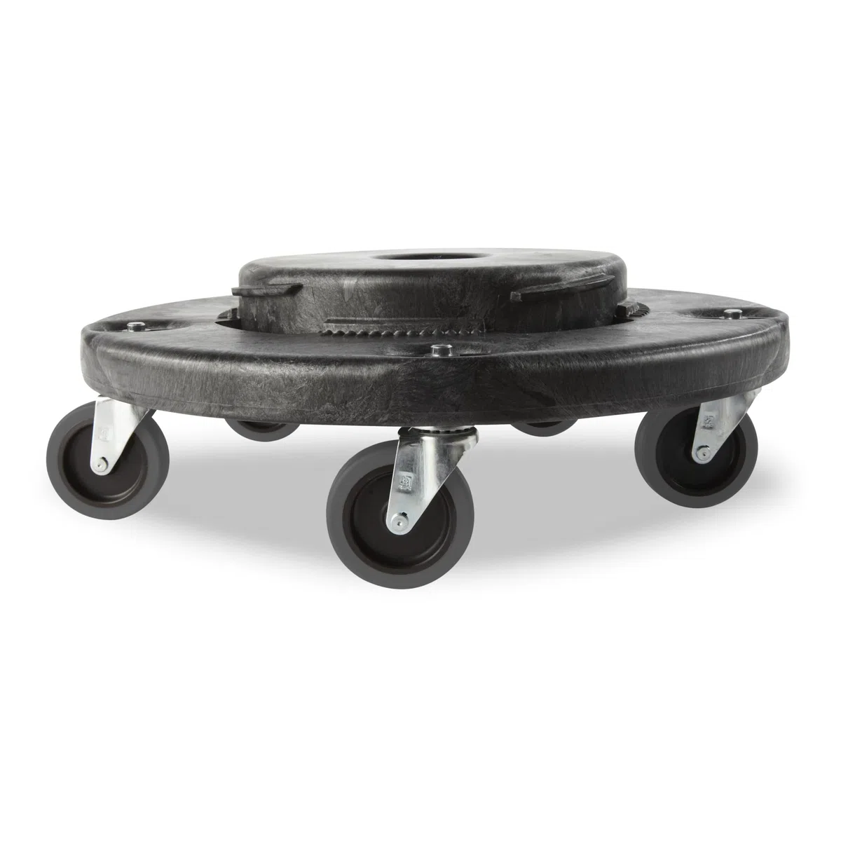 Rubbermaid FG264043BLA Quiet Dolly, Nero