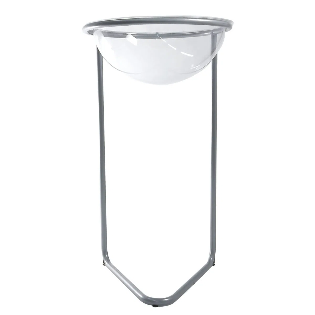 Bancarella Cestone Trasparente Rotondo Moderno 50 cm