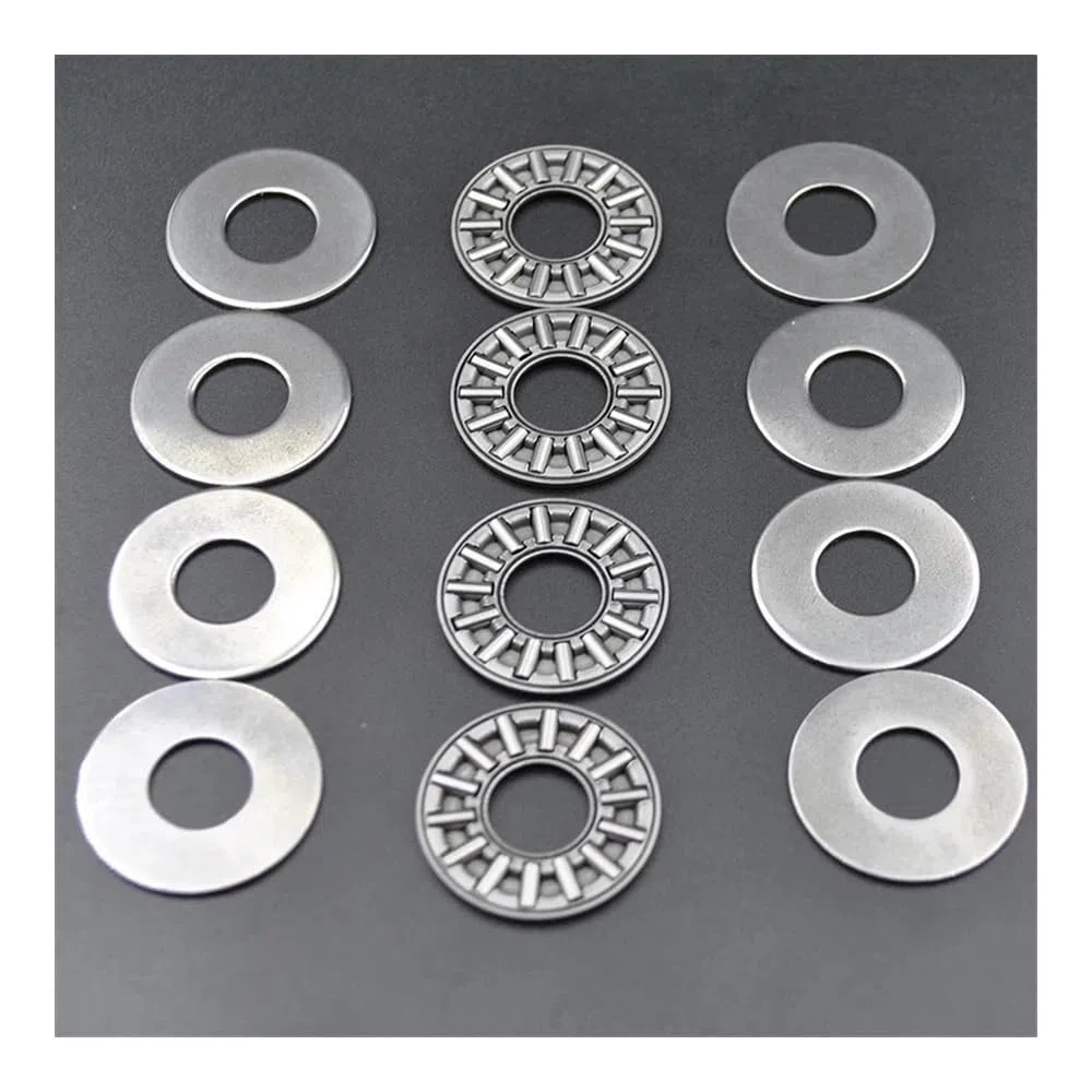 100 set 1024 +2AS cuscinetti a rulli di spinta piani 1024 10x24x4mm 100 pezzi cuscinetto a rulli di spinta assiale con rondelle
