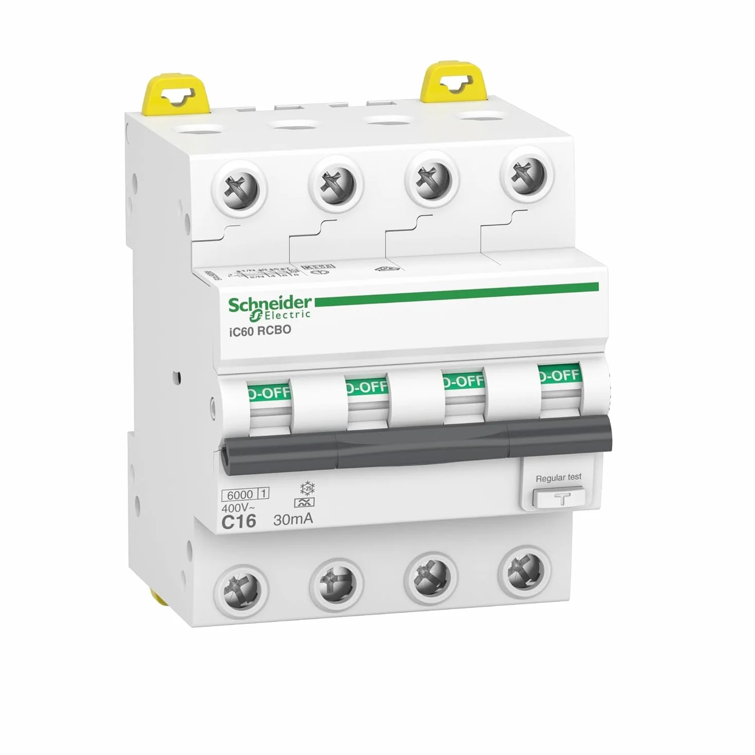 iC60 4P RCBO 16A 30mA A
