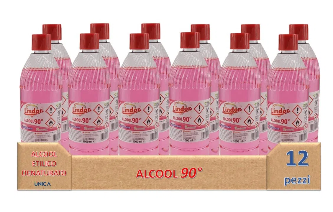 ALCOOL ETILICO DENATURATO 90° - CONFEZIONE 12 Litri