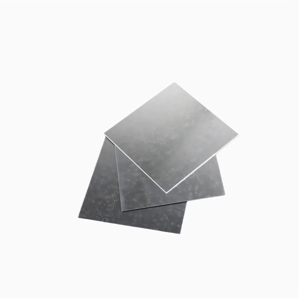 Lamiera di ferro zincata, lamiera di ferro bianca, spessore 0,6 mm-5 mm(100X100X5mm 2pcs)