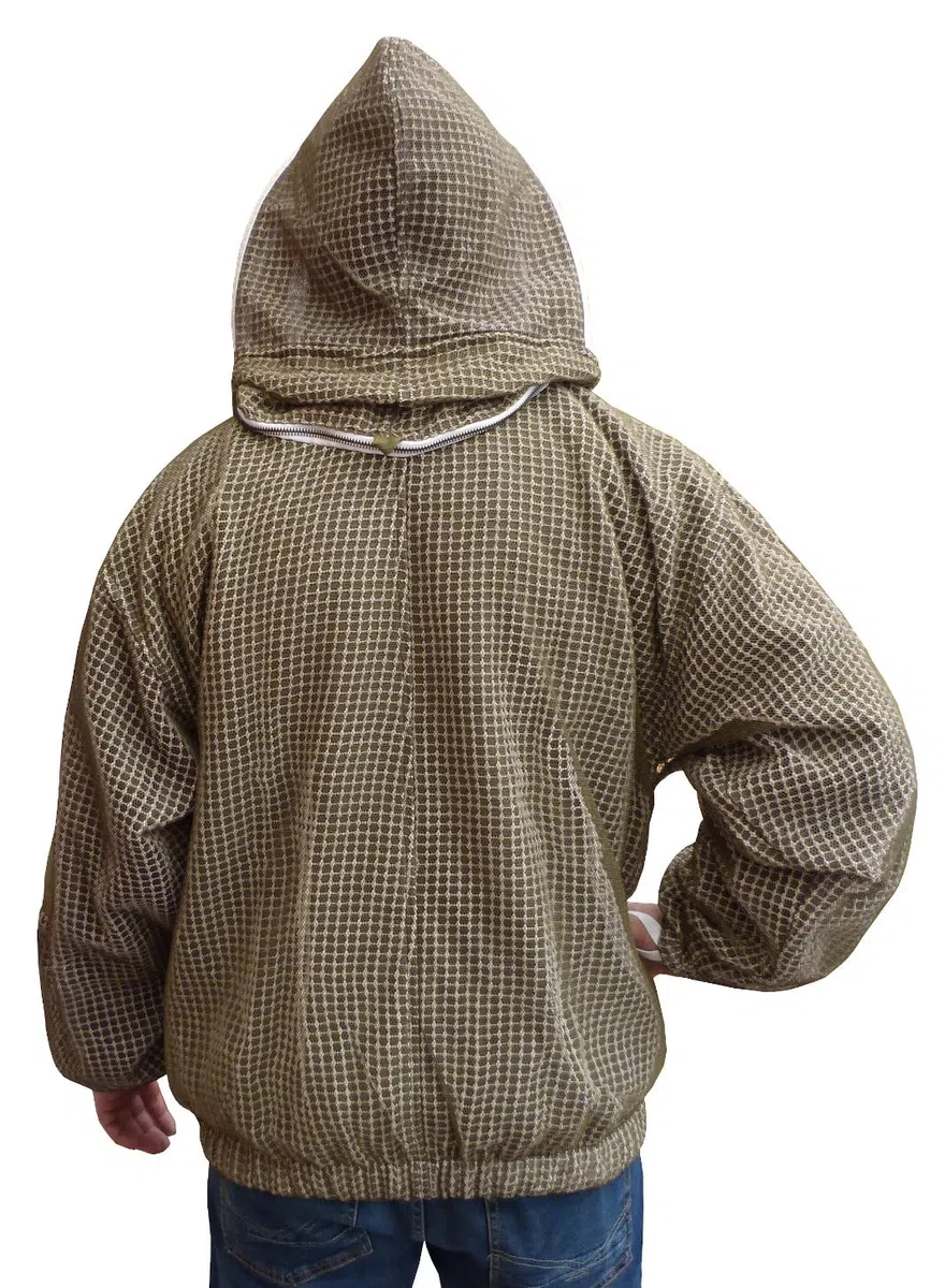 AGS Bee Jacket - Giacca da apicoltura a 3 strati, ultra ventilata, colore: verde (2XL)