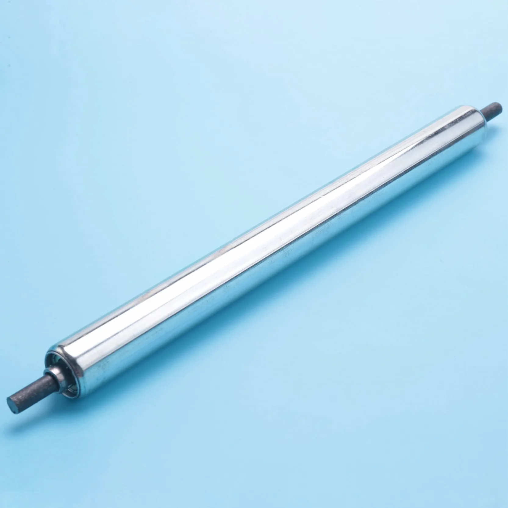 8Pcs 25mm x 300mm Carboon Steel Assembly Rullo trasportatore