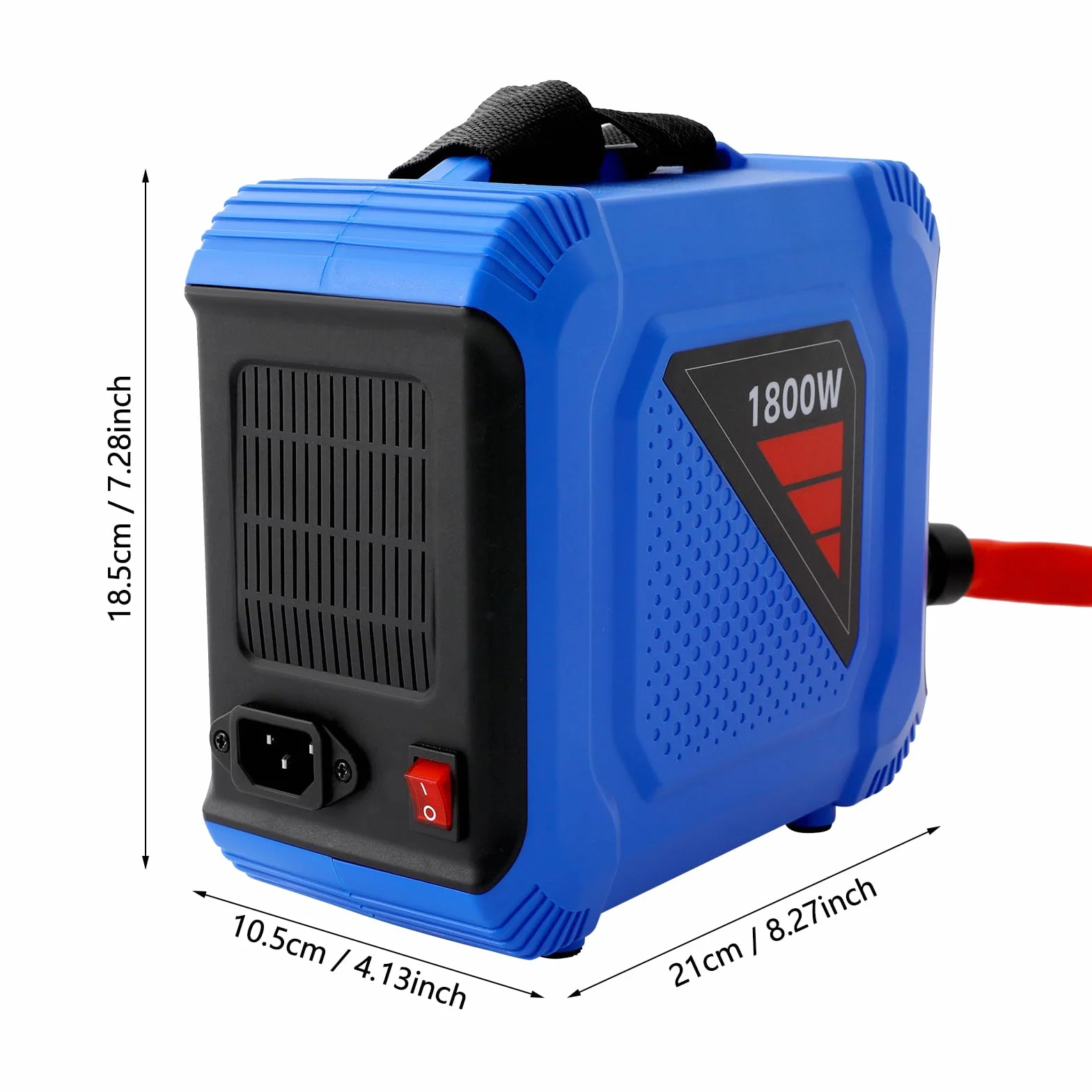 Riscaldatore a induzione, per auto, 1800 W, a induzione, 800 ℃, a induzione, per auto, con 4 bobine di riscaldamento, a induzione