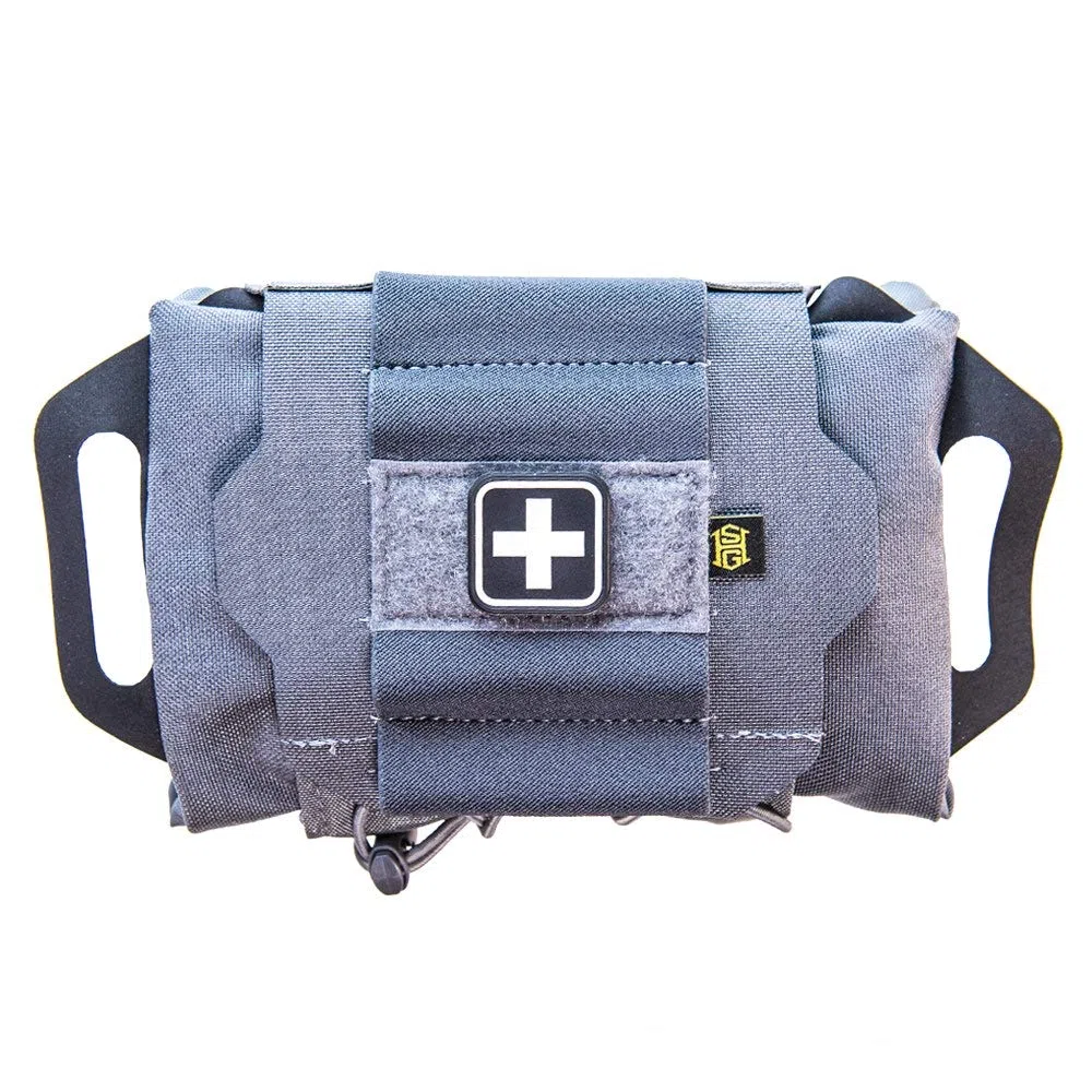 Sistema IFAK ad alta velocità Gear Reflex | Roll and Carrier | Supporto per forniture mediche (grigio lupo)