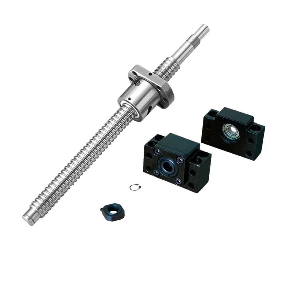 Vite a sfere 1605 SFU1605-250 300 400 450 500 550 600 650 700 750 1000mm Macchina terminale for dado a + supporto for vite a Bk12bf12(750mm)