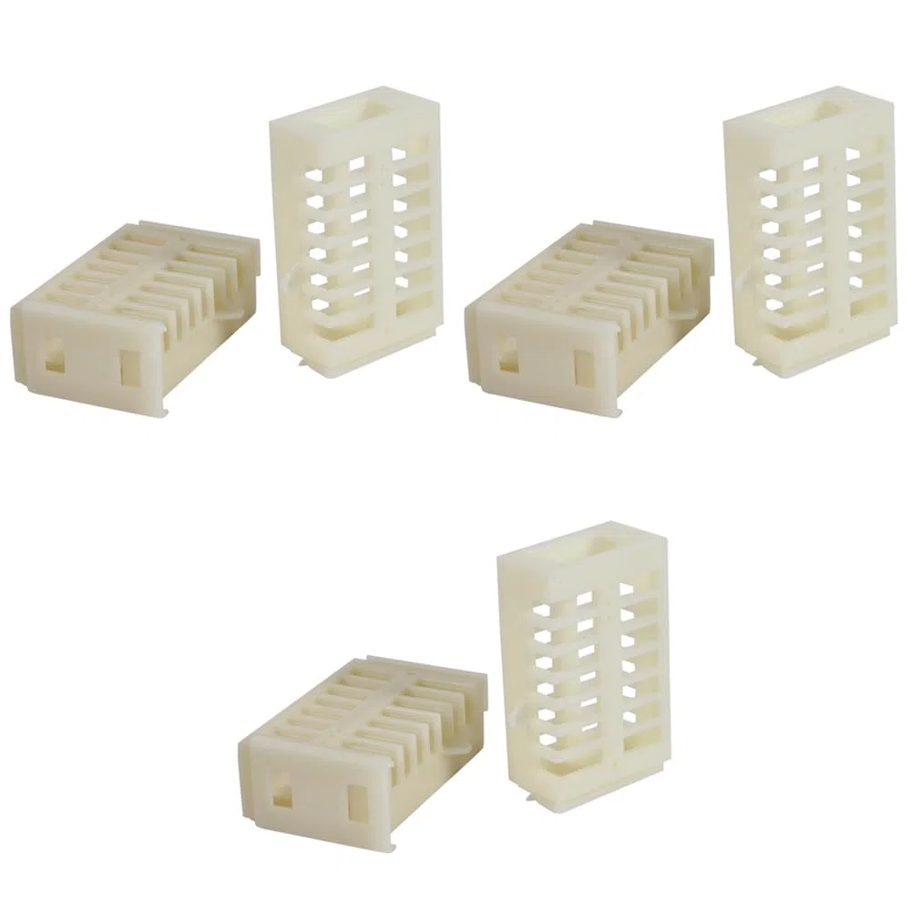 JUJIAN 300 Pezzi di Gabbia Ape Rimovibile Attrezzature per Apicoltura Forniture per Apicoltura Gabbia Ape Regina Gabbia Catcher Mobile Gabbia Ape Multifunzione