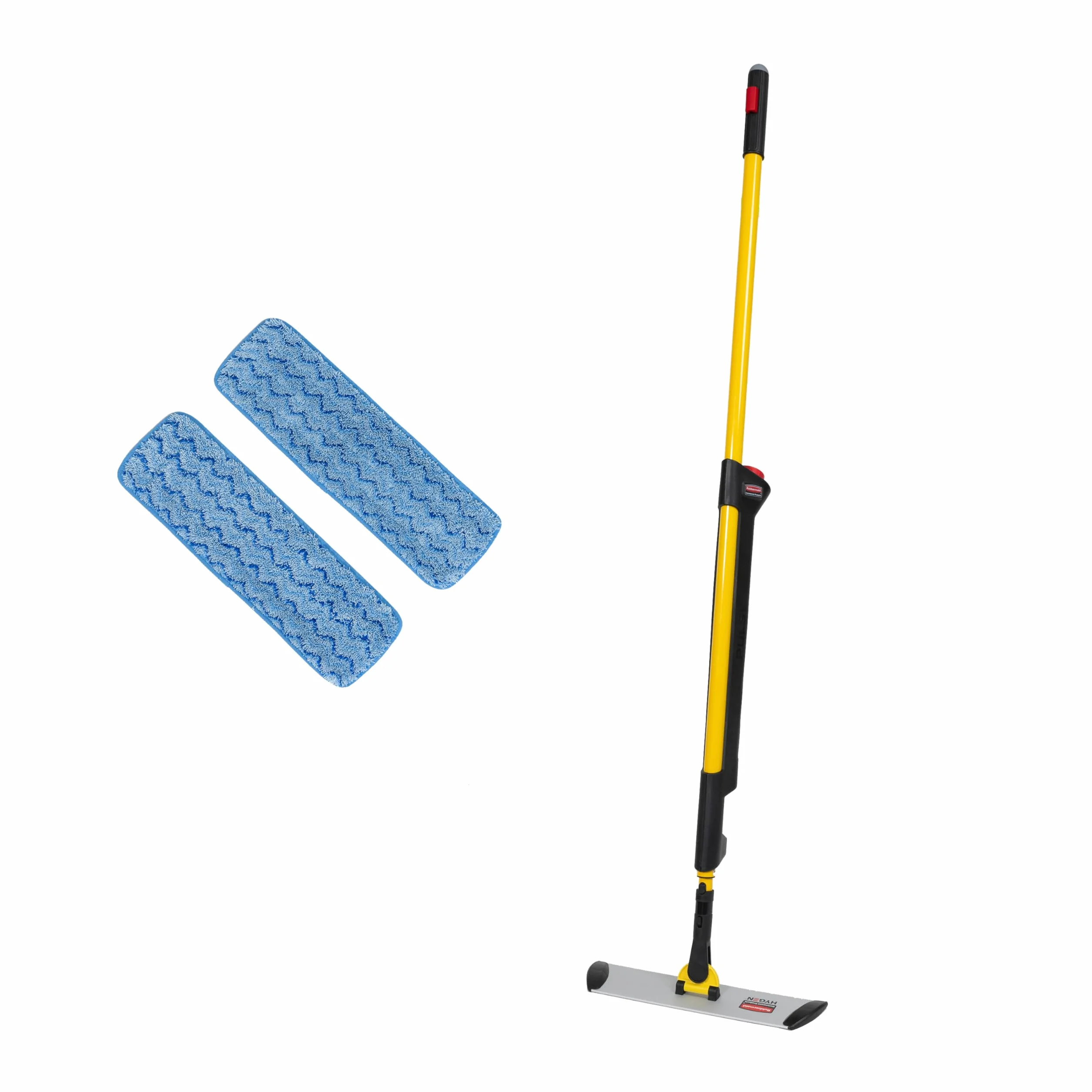 Rubbermaid Commercial Products Kit Mocio a Lato Unico, Modello Pulse, con 2 Moci, Giallo